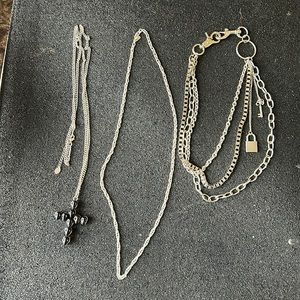 3 necklaces